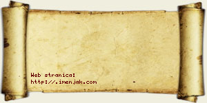 Lena Jaćimović vizit kartica